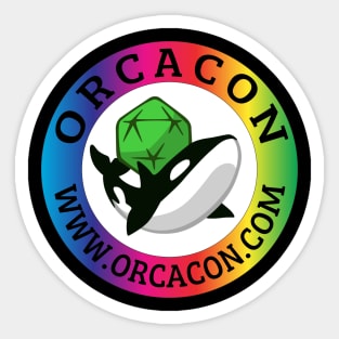 OrcaCon Rainbow Slapper Sticker